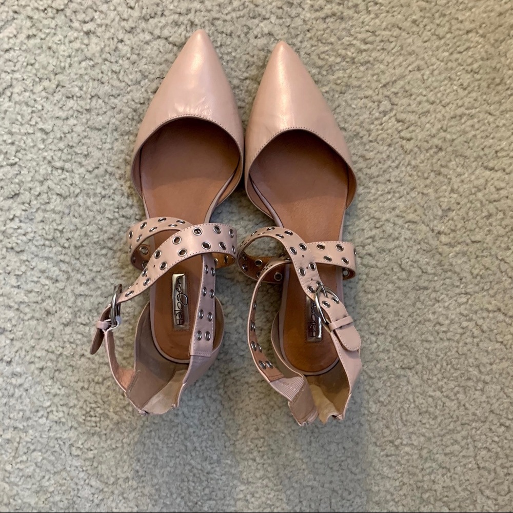Nordstrom Leather Nude sandals- Halogen brand